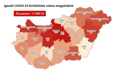 1070 fővel emelkedett a beazonosított fertőzöttek száma és elhunyt 8 beteg