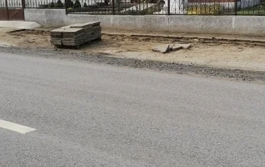 Járdafelújítás zajlik Nyírbogdányban