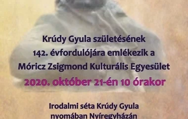 Irodalmi sétával emlékeznek Krúdy Gyulára Nyíregyházán