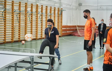  Teqball asztalt kap több megyei iskola