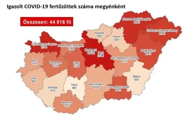 1791 fővel emelkedett a beazonosított fertőzöttek száma