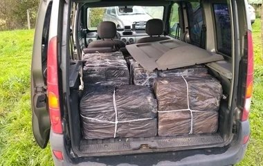 Közel tízmillió forint értékű csempészett cigarettát foglaltak le