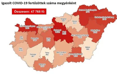 1478 fővel emelkedett a beazonosított fertőzöttek száma