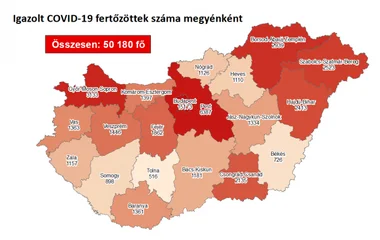 1423 fővel emelkedett a beazonosított fertőzöttek száma
