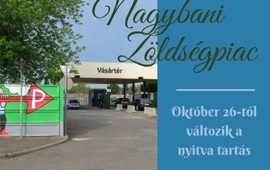 Megváltozik a Tokaji úti zöldségpiac nyitva tartása