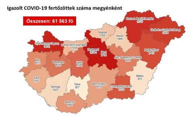 2316 fővel emelkedett a beazonosított fertőzöttek száma