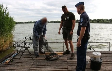 Orvhalászokat és szabálysértő hajósokat fogtak Szabolcsban