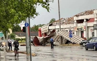 Elemi erővel tarolta le Debrecent és a vármegyét a vihar
