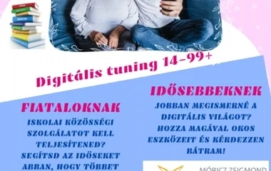Középiskolások segítik az időseket a digitális világ útvesztőjében.