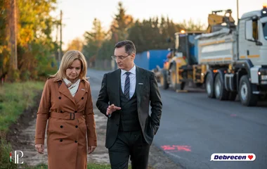 Nagyfelületű aszfaltozási munkálatok kezdődtek Debrecenben