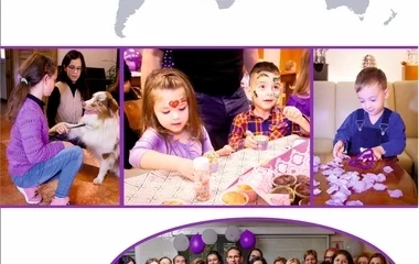 Koraszülöttek Világnapja alkalmából Teadélután lilában Debrecenben