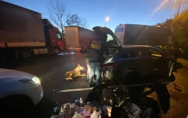 Mosószeres flakonban csempésztek drogot Hollandiából