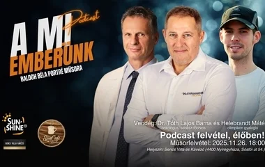 Újra forog a Mi emberünk podcast kamerája a Bencs Villában