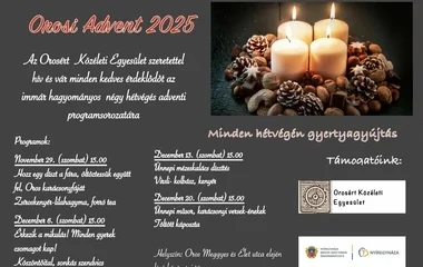 Idén is lesz Orosi Advent