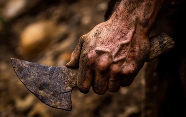 Machetével kergettek egy férfit a piacon