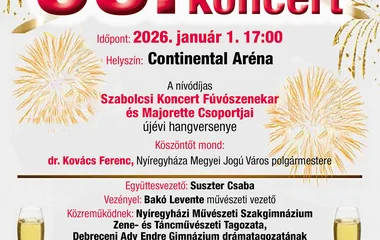 Idén is lesz Újévi Koncert Nyíregyházán