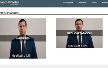 Gulyás Gergely fotóival árasztották el ismeretlenek a Mediaworks honlapját