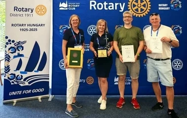 Hatalmas elismerésben részesült a Rotary Club Nyírség