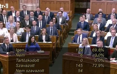Rendkívüli parlamenti üléssel folytatódott az Országgyűlés munkája kedden