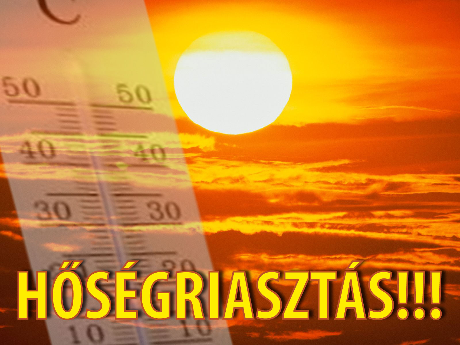 Meghosszabbították a hőségriasztást