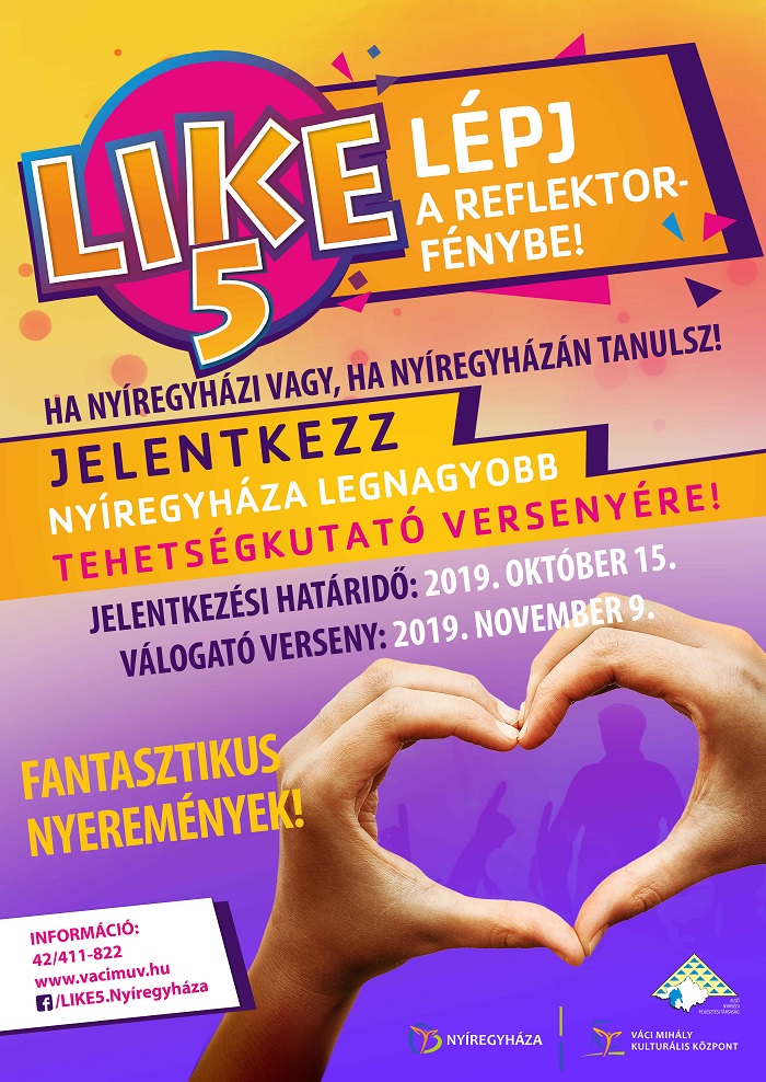 Még lehet jelentkezni a Like5-re