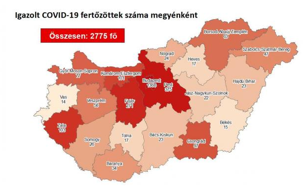 Tovább nőtt a beazonosított fertőzöttek száma és elhunyt 12 idős krónikus beteg