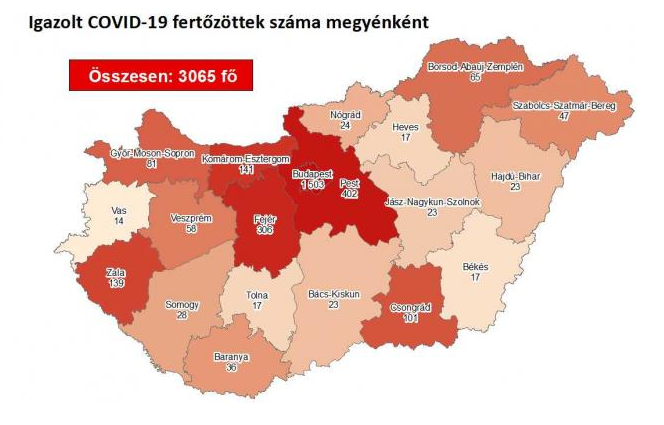 Tovább nőtt a beazonosított fertőzöttek száma és elhunyt 12 krónikus beteg