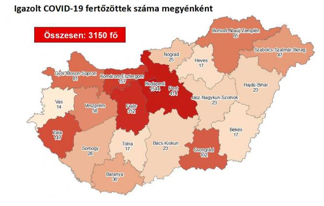 Tovább nőtt a beazonosított fertőzöttek száma és elhunyt 10 idős krónikus beteg