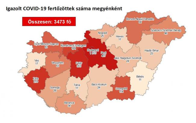 Tovább nőtt a beazonosított fertőzöttek száma és elhunyt 6 idős krónikus beteg