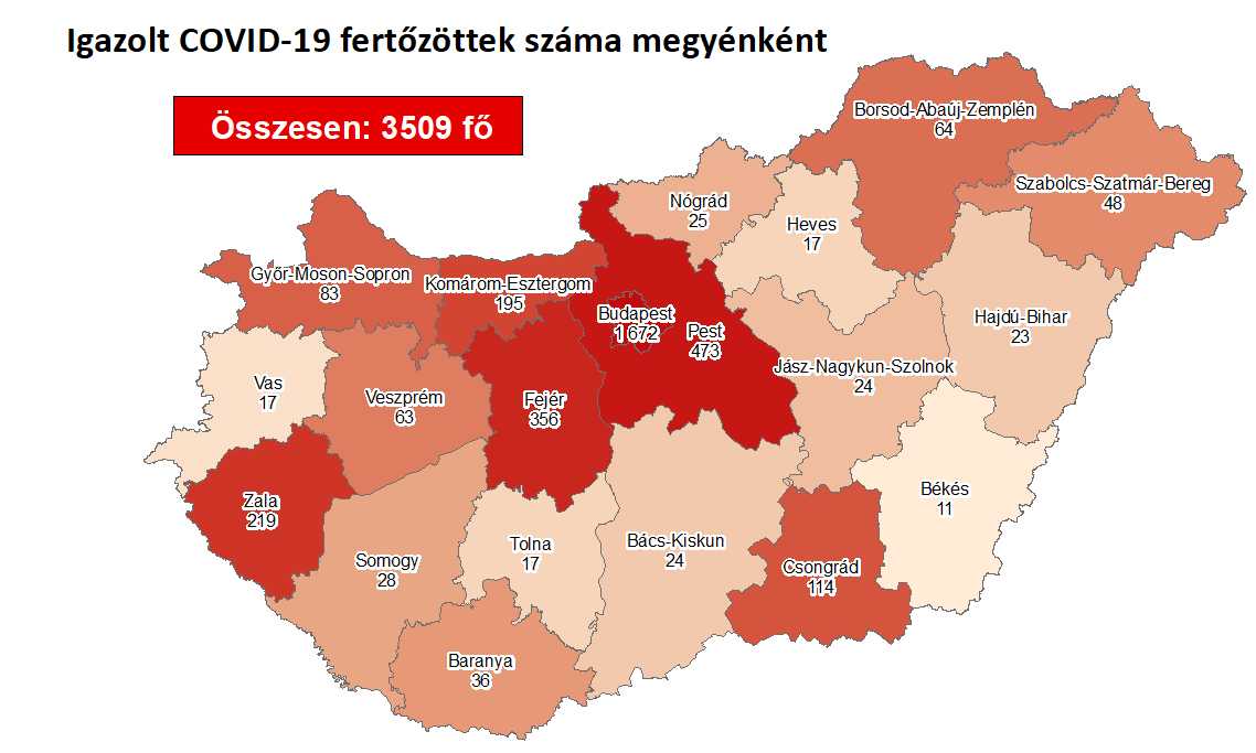 Nincs újabb fertőzött megyénkben 