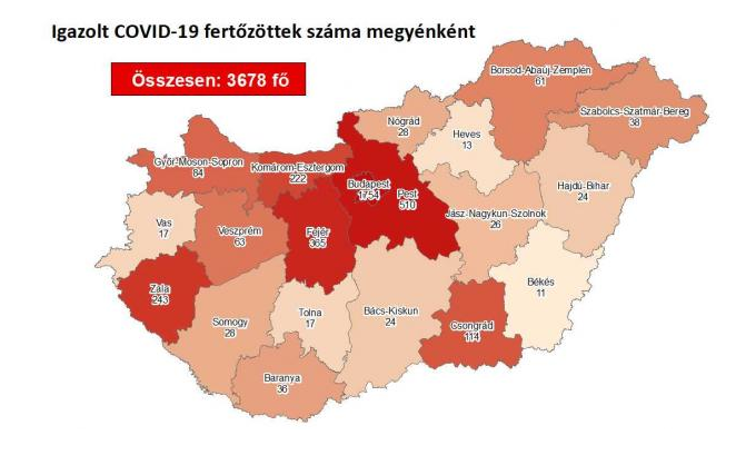 Folytatódik az emelkedés a beazonosított fertőzöttek számában és elhunyt 3 idős krónikus beteg