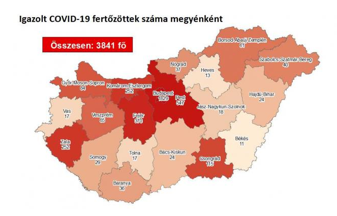 25 fővel emelkedett a beazonosított fertőzöttek száma és elhunyt 8 krónikus beteg