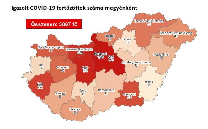 26 fővel nőtt a beazonosított fertőzöttek száma és elhunyt 7 idős krónikus beteg