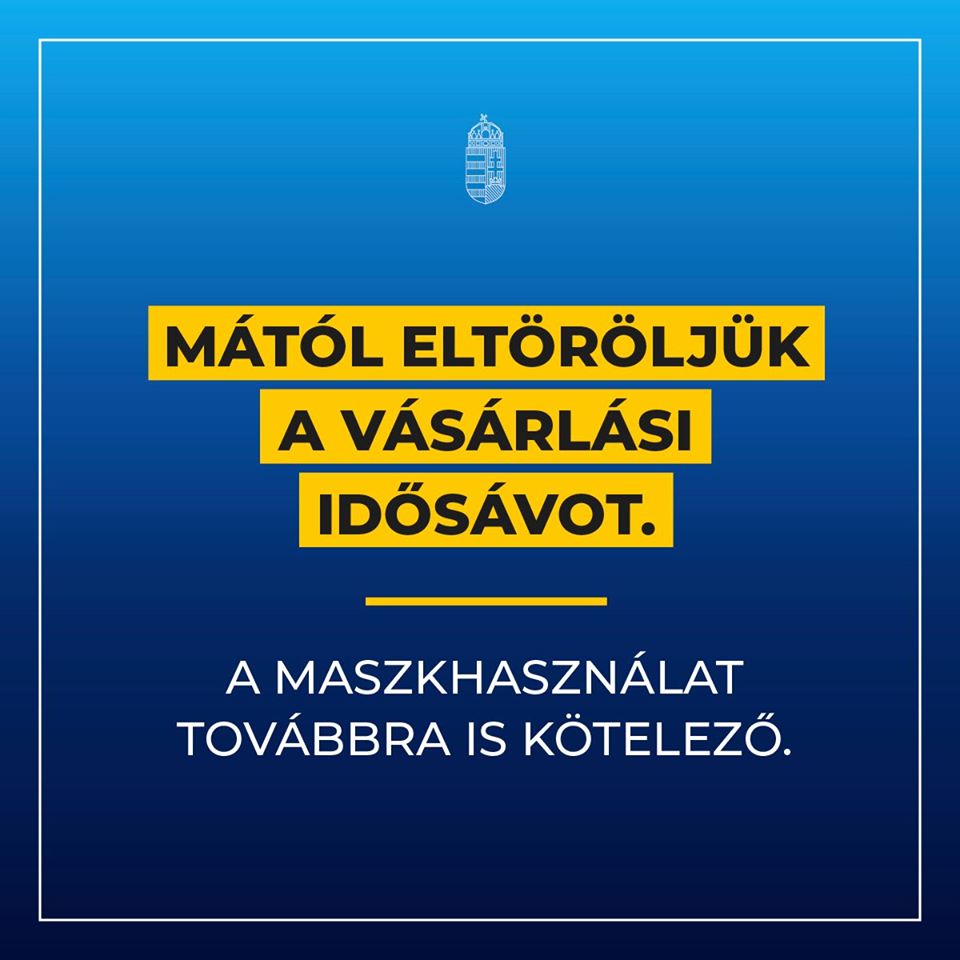 Eltörölték a vásárlási idősávokat, azonban a maszk marad