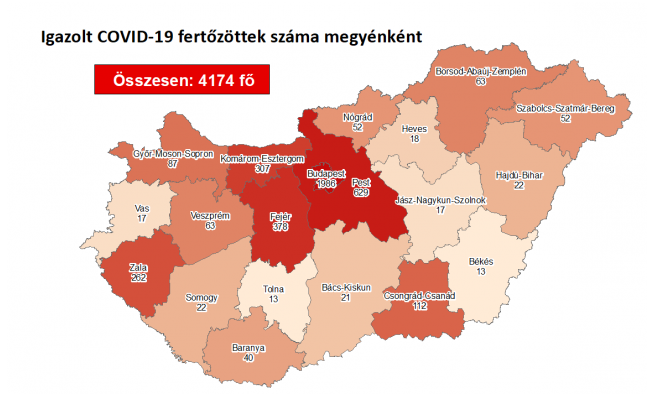 Két fővel emelkedett a beazonosított fertőzöttek száma és elhunyt egy 