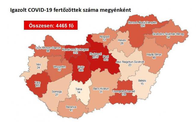 9 fővel emelkedett a beazonosított fertőzöttek száma