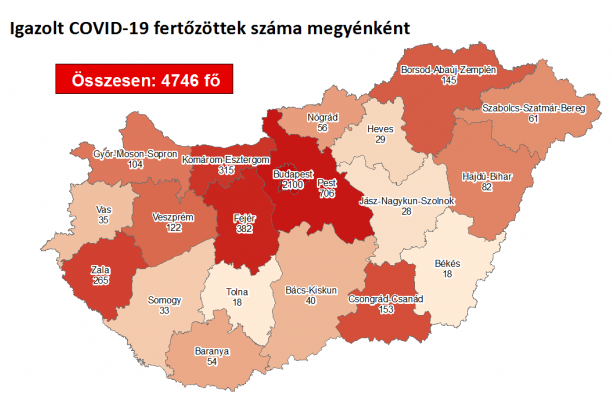 15 fővel emelkedett a beazonosított fertőzöttek száma