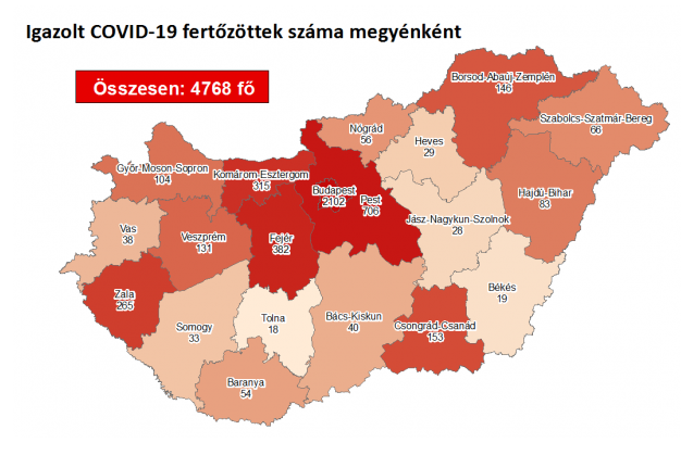 22 fővel emelkedett a beazonosított fertőzöttek száma