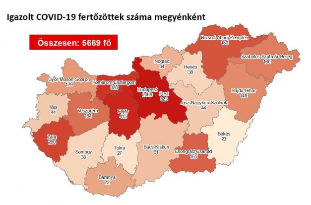 158 fővel emelkedett a beazonosított fertőzöttek száma