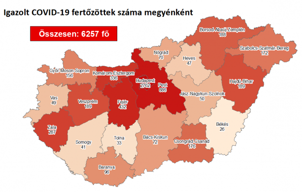 118 fővel emelkedett a beazonosított fertőzöttek száma