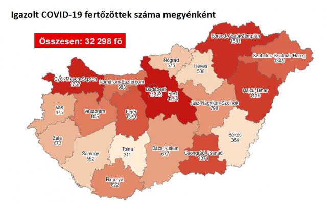 Továbbra is nő a fertőzöttek száma hazánkban