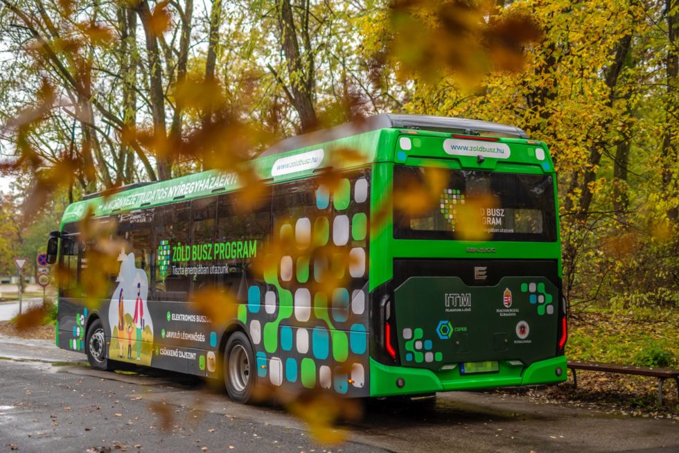 Nyíregyházán még december közepéig közlekedik az elektromos busz