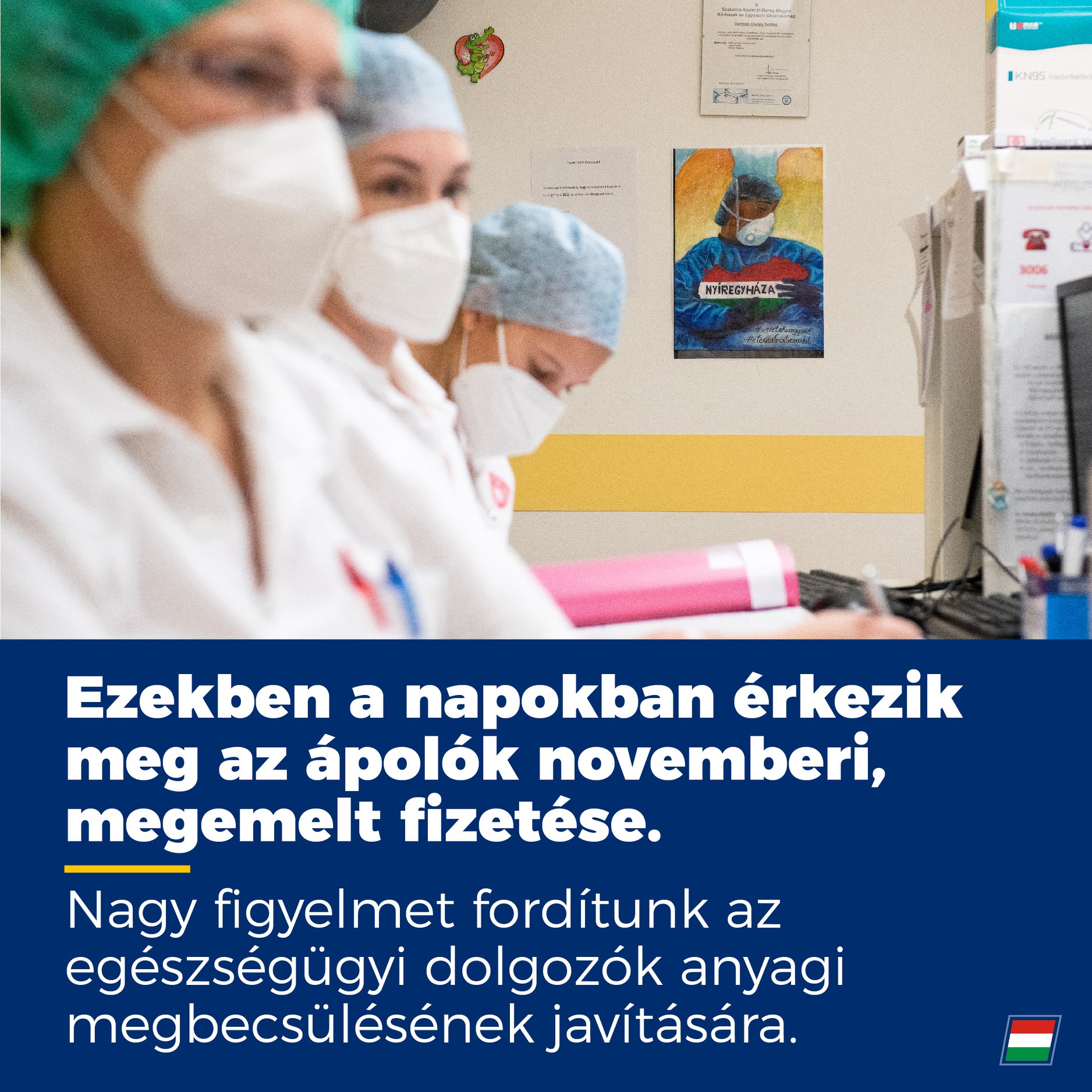 A napokban érkezik meg az ápolók megemelt bére