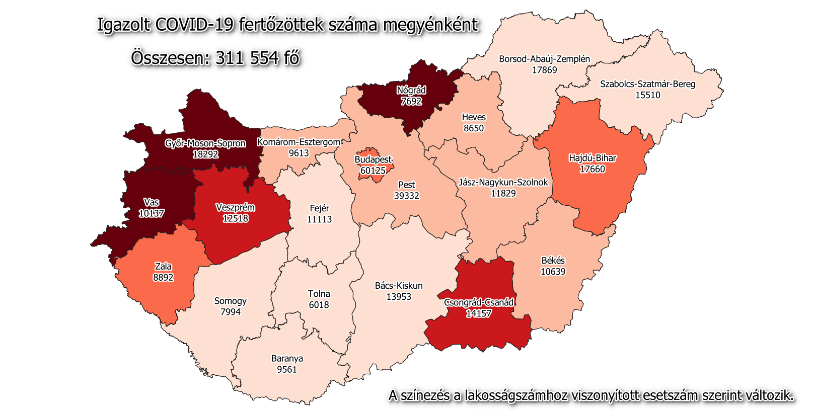 Több mint 3000 fővel emelkedett a beazonosított fertőzöttek száma