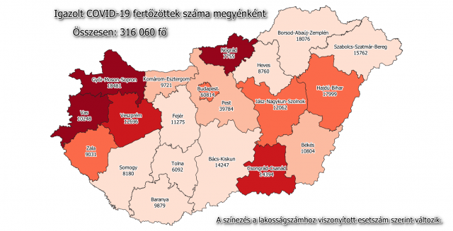 Meghalt 96 beteg, 698-cal nőtt a fertőzöttek száma Magyarországon