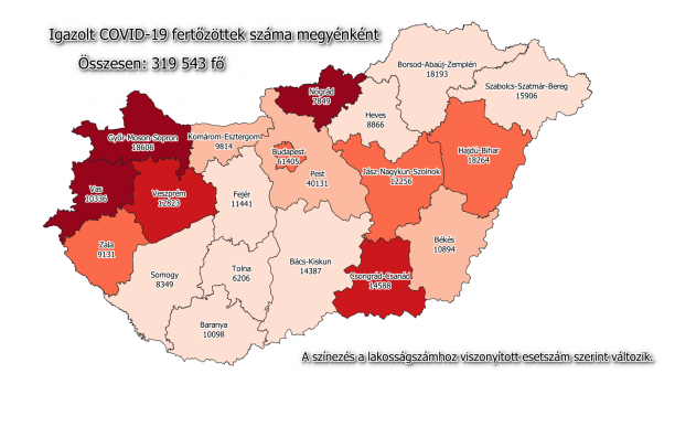 1972 fővel emelkedett a beazonosított fertőzöttek száma 