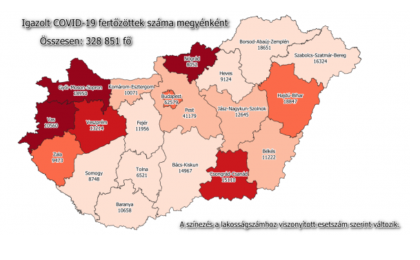 856 fővel emelkedett a beazonosított fertőzöttek száma