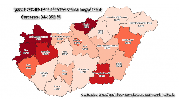 696 fővel emelkedett a beazonosított fertőzöttek száma