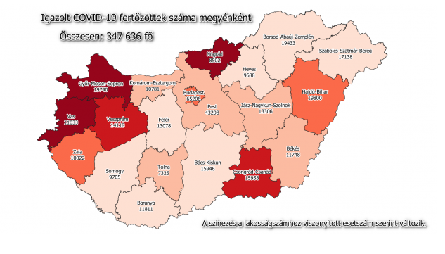 1926 fővel emelkedett a beazonosított fertőzöttek száma