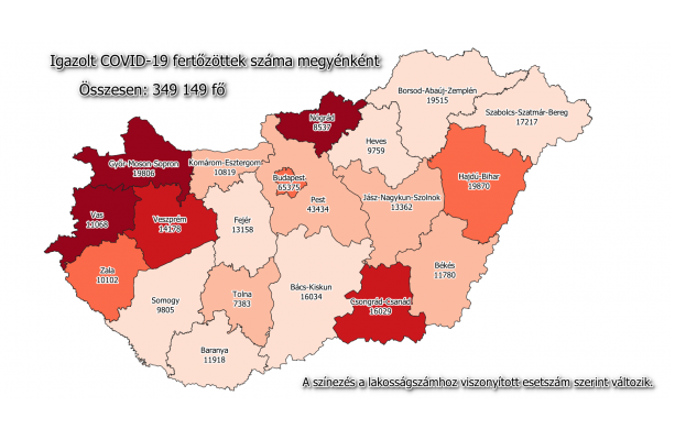 1513 fővel emelkedett a beazonosított fertőzöttek száma